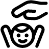 Kid's care icon